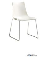 Chair scab zebra polymer slide h74279 linen