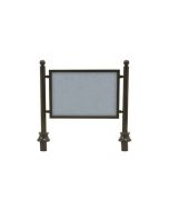 Barrier with extension for urban furniture h744_42