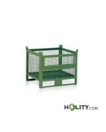 sheet-metal-pallet-cage-with-skids-h746-27