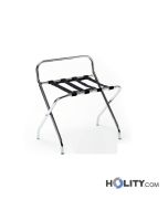 Reggivaligia da 2 pezzi in acciaio cromato h76_112