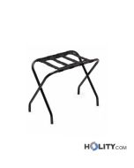 Reggivaligia in acciaio nero opaco h76_115