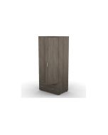 Hospital ward wardrobe with 2 drawers h776_99