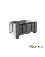 Perforated industrial plastic container h836_40