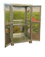 painted-steel-gas-cylinder-container-with-shelf-h883-54
