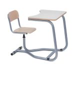 Monobloc school desk with swivel chair size 6 h908_183