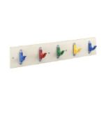Wall-mounted coat rack 7-place folding hangers h908_193