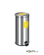 stainless-steel-recycling-bin-with-lid-and-pedal-h957-44