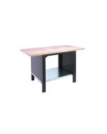 Workbench with lower shelf h965_25