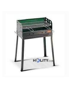 Charcoal barbecue with ash tray h17003