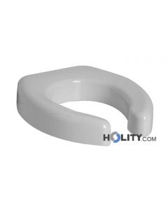 Raised toilet seat in antibacterial abs h9105