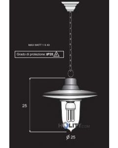 Lampada a-sospensione-in-ferro-battuto-h16803