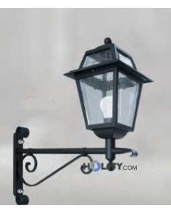 Lampada a muro in ferro battuto h16849