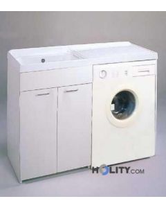 Wash basin with basin for washing machine h15620 methacrylate