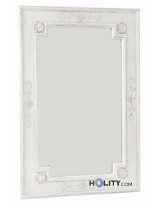 Specchiera con cornice in mdf verniciato h13703
