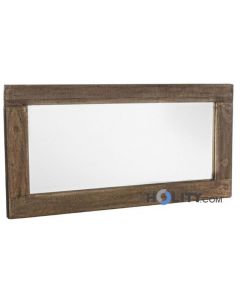 Specchio con cornice in legno massiccio h13704