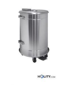 Dustbin liquid-tight stainless steel h11102