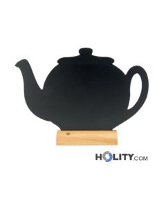 Lavagna da tavolo a forma di teiera h14820
