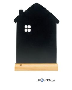 Lavagna da tavolo a forma di casa h14829