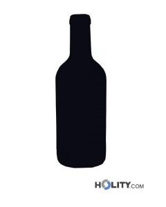 Lavagna a forma di bottiglia adesiva h14851