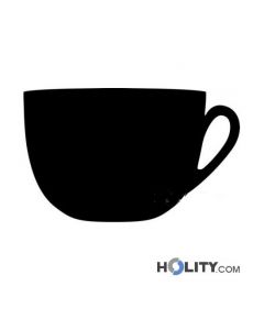 Lavagna a forma di tazza adesiva h14852