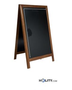 Lavagna da terra bifacciale in legno h14860