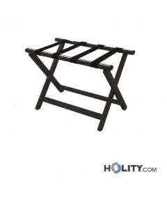 Porta valigia in legno nero per hotel h164_67