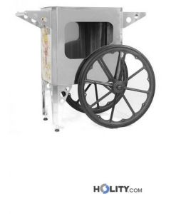 Cart for popcorn machine