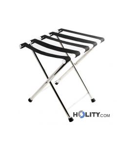 Reggivaligia in acciaio per hotel h43830