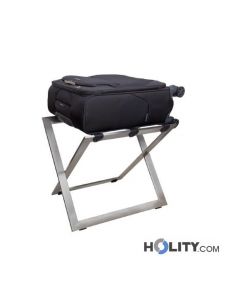 Reggivaligia per hotel in acciaio inox h514_02