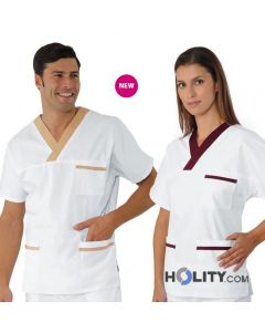 Casacca-unisex-con-collo-a-v-a-contrasto-h65126