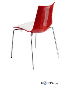 sedia-in-polimero-h7414-bianco-rosso