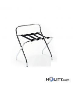 Reggivaligia da 2 pezzi in acciaio cromato h76_112