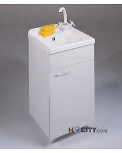 Wash basin with ceramic bathtub h15617