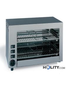 Tostiera forno 6 fette in acciaio inox h2323