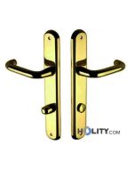 Handle for hotel -bathroom door in brass h0406
