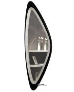 Design mirror with beaded decoration h11982