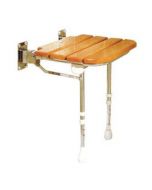 Sedile senza schienale con doghe in legno h13415