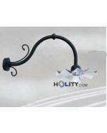 Lampada a muro con riflettore in rame smaltato h16820