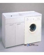 Wash basin with basin for washing machine h15620 methacrylate