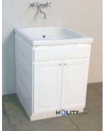 Wash exterior with ceramic bathtub h15627