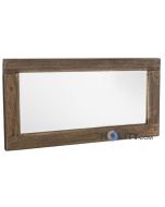 Specchio con cornice in legno massiccio h13704