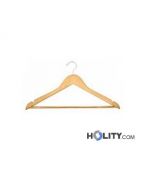 Confezione 100 grucce in legno h3160