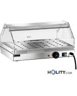 Vetrinetta riscaldata in acciaio inox 50 cm h0991