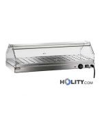 Vetrinetta riscaldata in acciaio inox 85 cm h0992