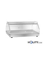 Vetrina neutra in acciaio inox 1 piano 85 cm h0994