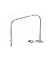 Bike rack in stainless steel h10918