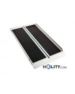 Rampa mobile a valigetta in alluminio h13607