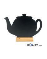 Lavagna da tavolo a forma di teiera h14820