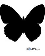 Lavagna a forma di farfalla adesiva h14841