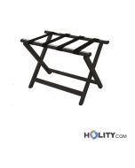 Porta valigia in legno nero per hotel h164_67